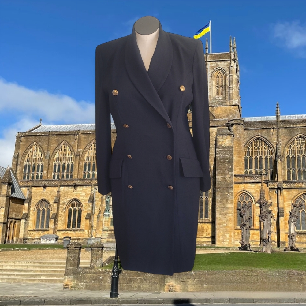 Vintage 80s Suit Dress
